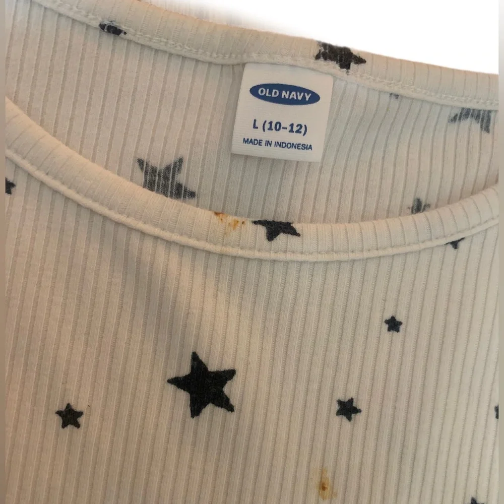 Old Navy star long sleeve top One small stain